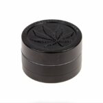 GRINDER RAGGA LEAF BLACK METAL 40MM