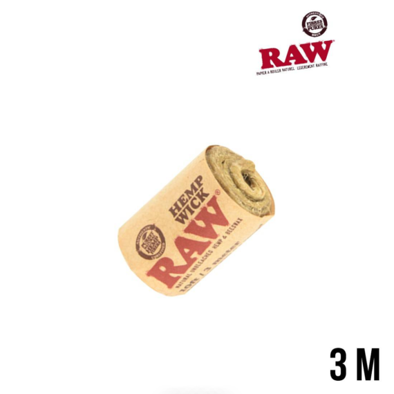 MECHE RAW HEMP WICK 3M