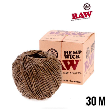 MECHE RAW HEMP WICK BOBINE 30M